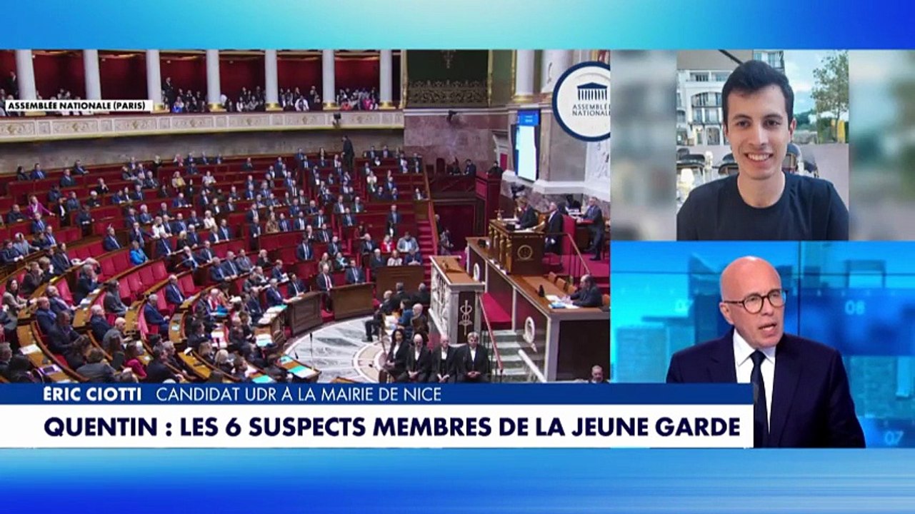 Mort de Quentin : «Cette extrême gauche radicale tue», accuse Éric Ciotti