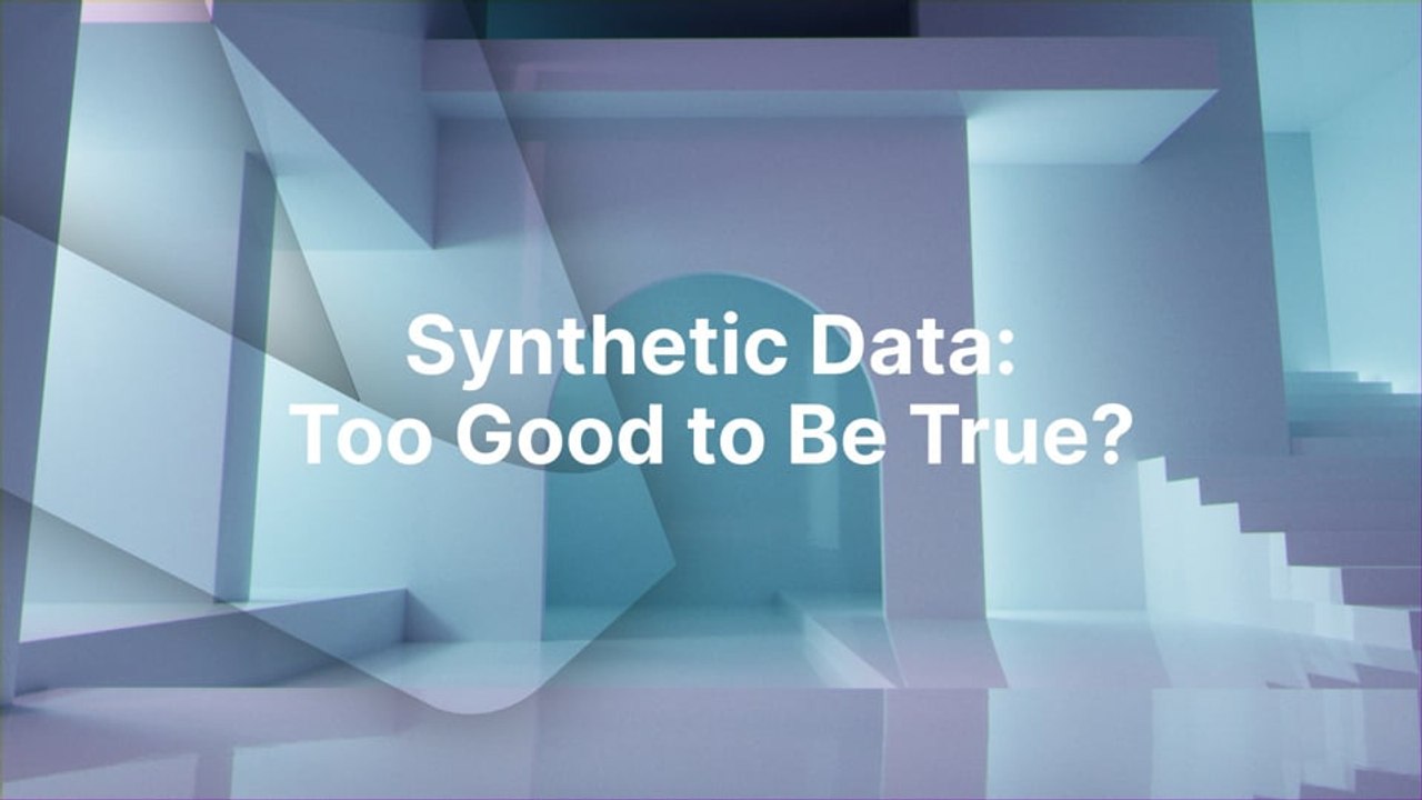 Synthetic Data Too Good to Be True