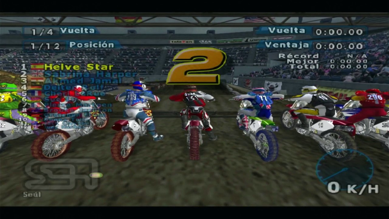MX World Tour PS2 - Modo Carrera - Parte 16 - PS3 Super Slim