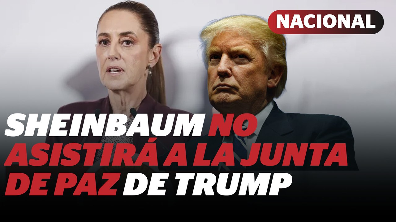 Claudia Sheinbaum dice 'no' a ser parte de la Junta de Paz de Donald Trump | Reporte Indigo