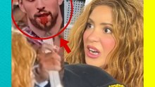 Shakira reacciona al ver cartel con foto de Piqué en pleno concierto