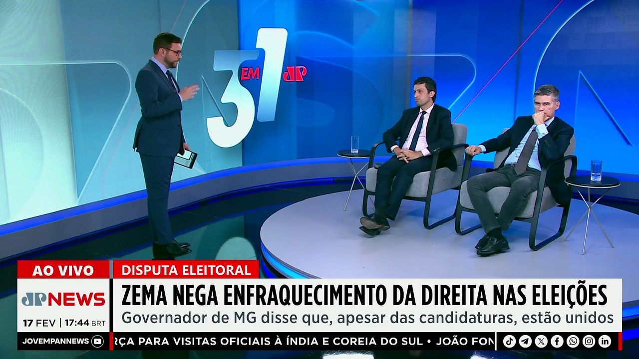 Direita vence Lula? Romeu Zema nega enfraquecimento nas eleições de 2026 e garante união