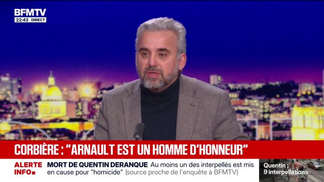 Assistant parlementaire de Raphaël Arnault interpellé après la mort de Quentin: Raphaël Arnault est un homme d'honneur , estime Alexis Corbière, député de la Seine-Saint-Denis, ex-LFI