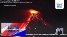 Pagbuga ng lava at maliliit na pagsabog, naitala sa Bulkang Mayon; nagdulot ng incandescent lava flow, rockfall, at pagdaloy ng "uson" | Unang Balita