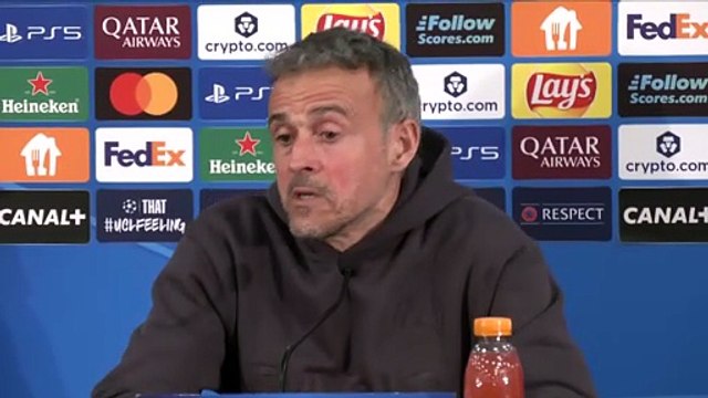 Luis Enrique sur la sortie sur blessure d’Ousmane Dembélé à Monaco : « Il a reçu un coup » - Foot - Ligue des champions - PSG