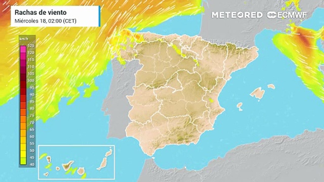 La borrasca Pedro dejará vientos fuertes en España