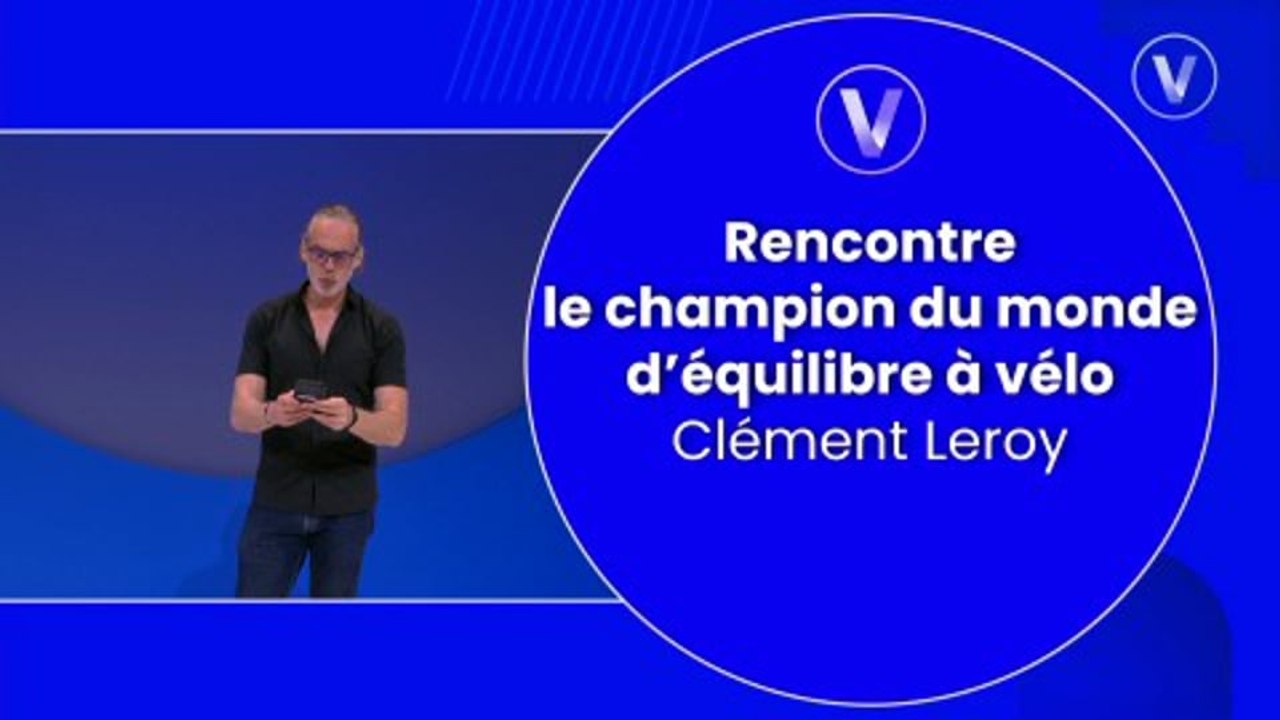 Rencontre le champion du monde d'équilibre à vélo  Clément Leroy