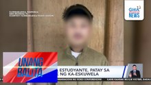 15-anyos na estudyante, patay sa pananaksak sa ka-eskuwela | Unang Balita