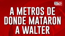 A metros de donde mataron a Walter: ¿Fueron los mismos asesinos?