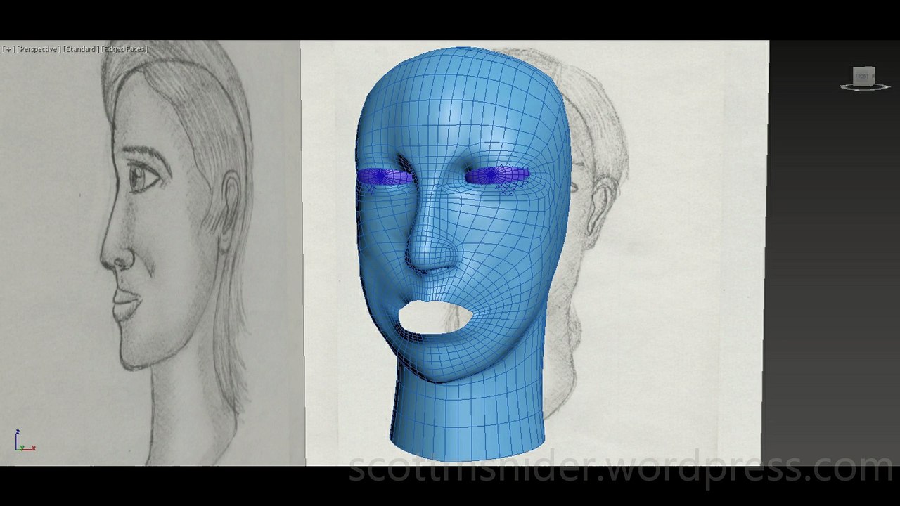 Treliving: 3DS MAX Practice Polygon Modeling Head Model Video #41 (02-17-2026)