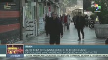 Iranian authorities announce the release of civilians not involved in violent acts