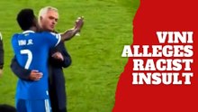 Vinicius Jr tells referee and José Mourinho he was racially insulted by Prestianni
