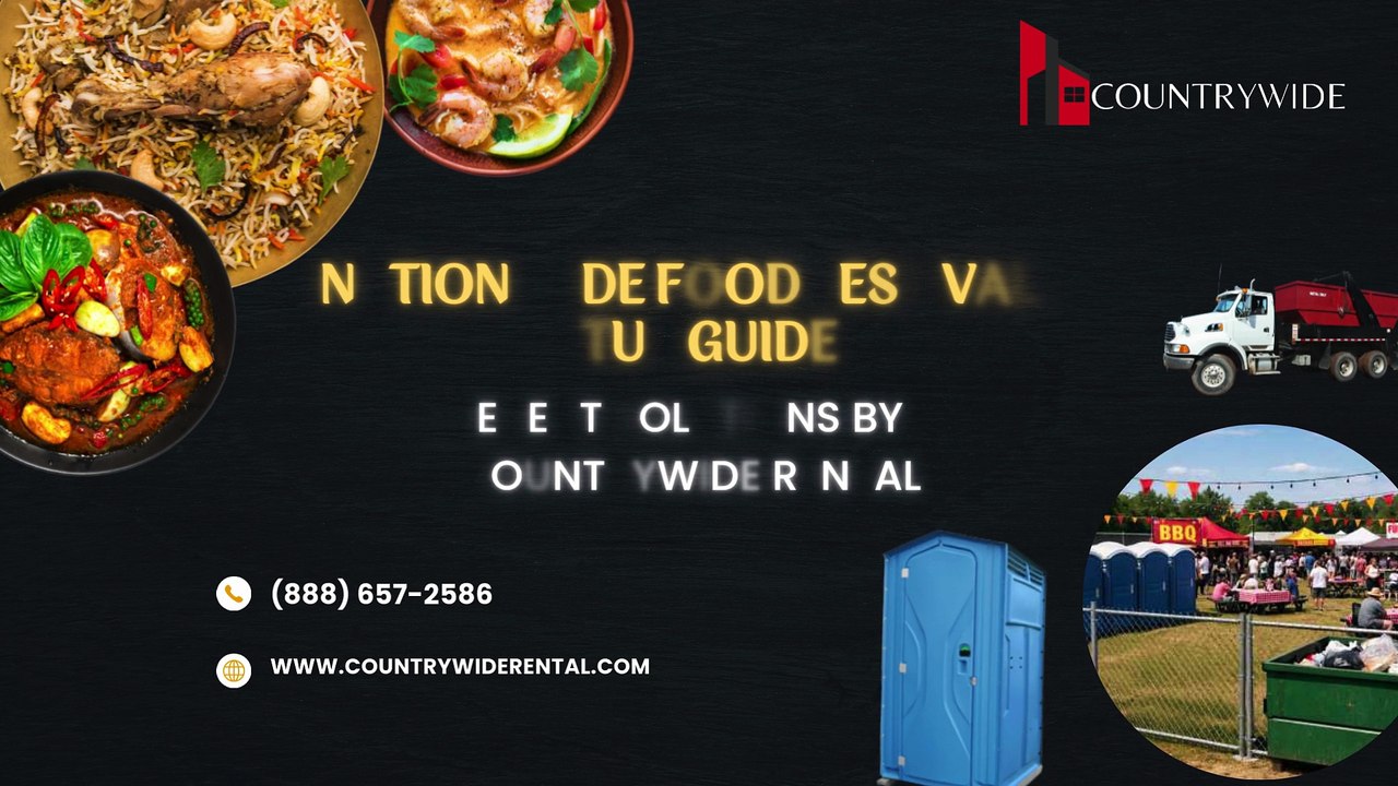 Nationwide Food Festival Setup Guide Event Solutions by Countrywide Rental