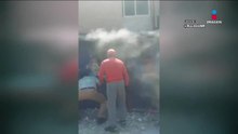 Rescatan a 5 adultos y 1 niño de un incendio en la alcaldía Azcapotzalco, CDMX
