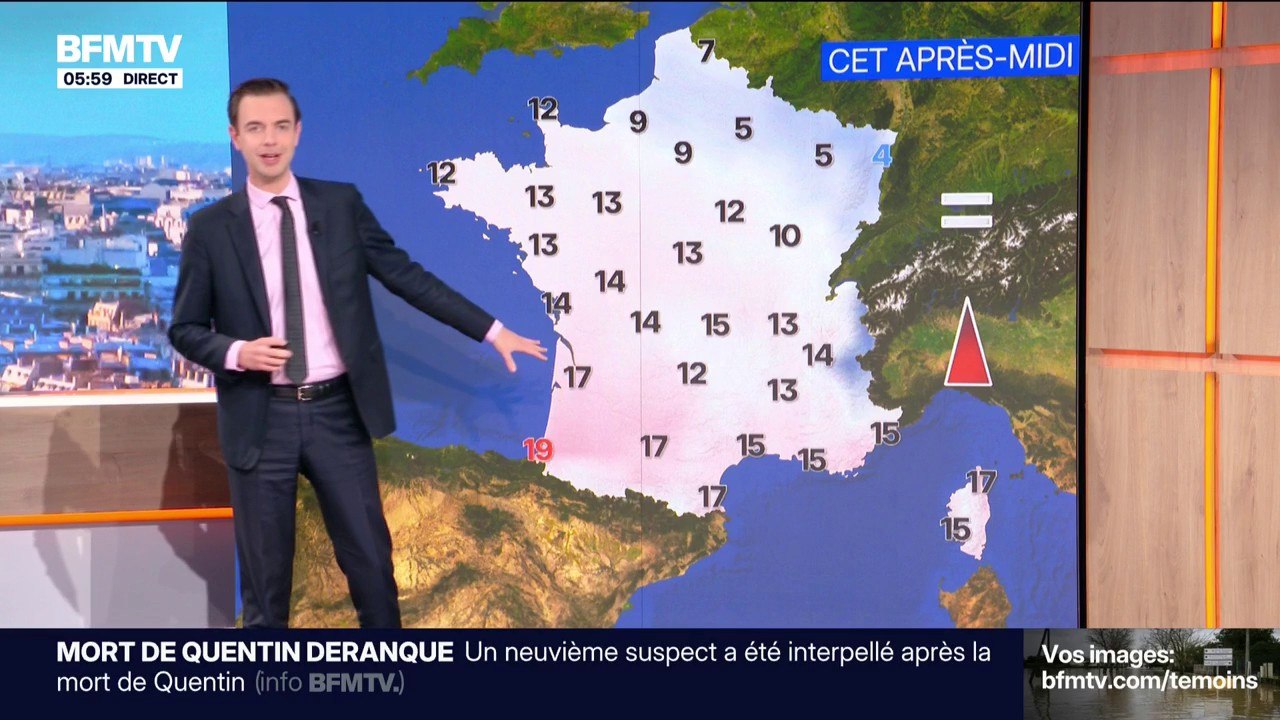 Chutes de neige, pluies, températures qui remontent... La météo du mercredi 18 janvier