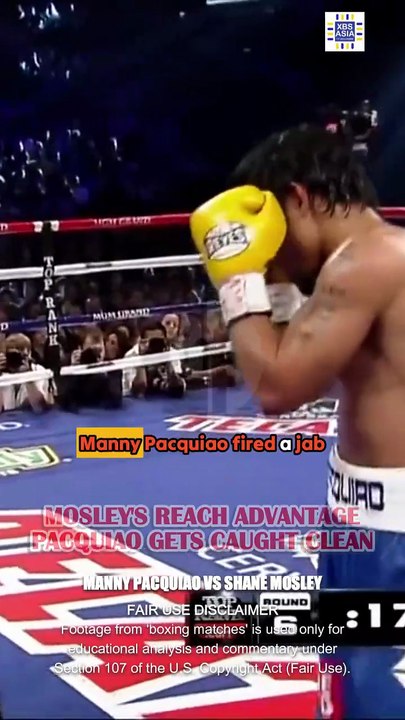 Manny Pacquiao came up SHORT! Shane Mosley SMACKED HIM for it!