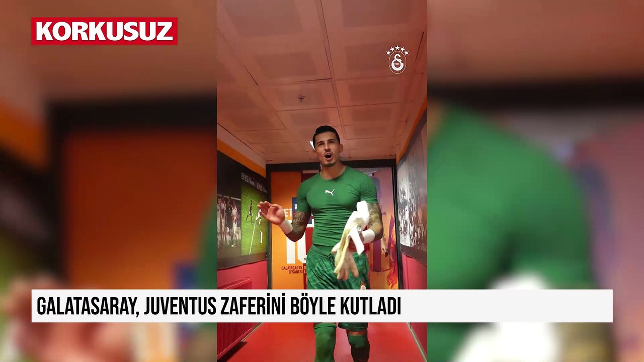 Galatasaray, Juventus zaferini böyle kutladı