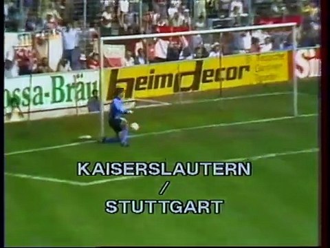 KAISERSLAUTERN - STUTTGART - 1984 - SAISON 1984/1985 -