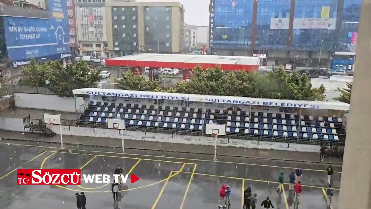 İstanbul'da kar yağışı başladı