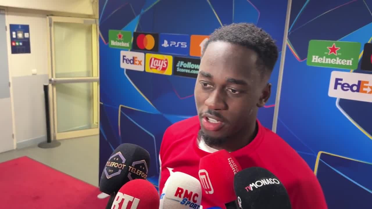 LDC - Jordan Teze reste positif après la défaite de l’AS Monaco face au PSG