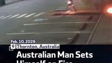 Australian Man Sets Himself on Fire During Alleged Robbery