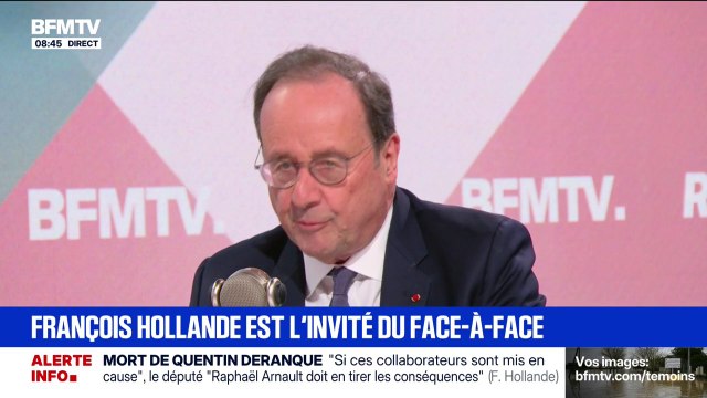 LFI classée à l'extrême gauche: S'il fallait faire la démonstration, elle est faite , pointe François Hollande