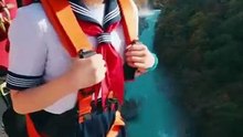 バンジージャンプ JK 女子高校生チャレンジ