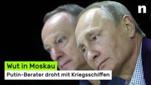 Schattenflotte: Wut in Moskau - Putin-Berater droht mit Kriegsschiffen