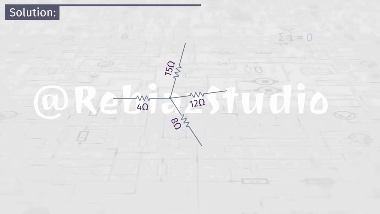 DC Current -16- Kirchhoff's Current Law Concept
