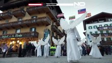 Carnaval italiano anima adeptos olímpicos em Cortina