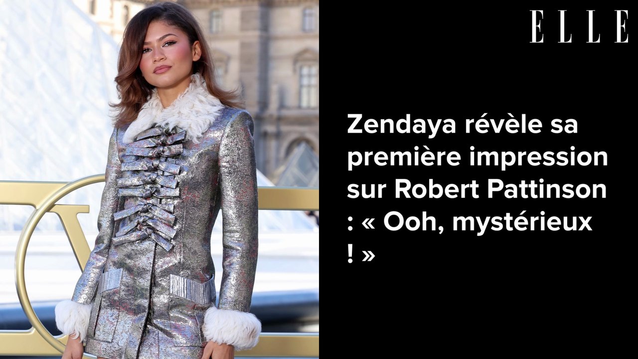 Zendaya révèle sa première impression sur Robert Pattinson : « Ooh, mystérieux ! »