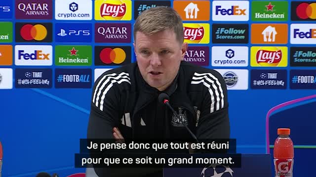Newcastle - Howe : "Tout est réuni pour que ce soit un grand moment"