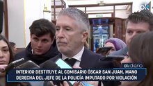 Interior destituye al comisario Óscar San Juan, mano derecha del jefe de la Policía imputado por violación