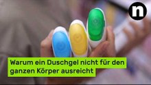 Hygiene-Fehler: Warum ein Duschgel nicht für den ganzen Körper ausreicht