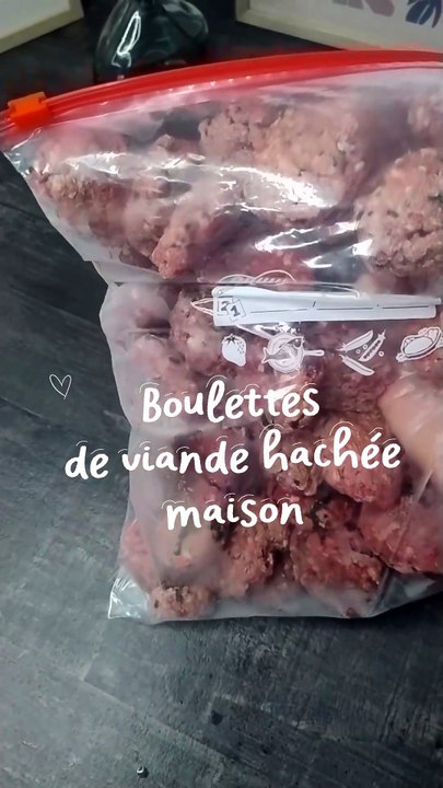 Batchcooking malin : boulettes de viande maison  L’astuce pour des repas express toute la semaine 🧆❄️