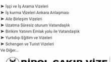 VİZE ÖN DANIŞMANLIK