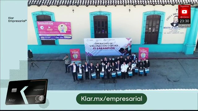 Vacunación contra sarampión avanza en Altos de Chiapas tras brote en comunidades indígenas