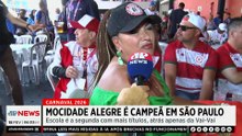Mocidade Alegre é campeã do Carnaval de SP