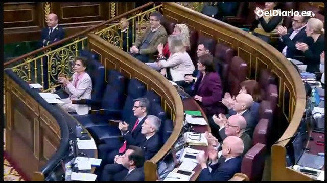 Marlaska termina su intervención entre golpes y gritos de dimisión del PP y Armengol les llama al orden Dejen de maltratar el mobiliario de la casa y la imagen de esta institución