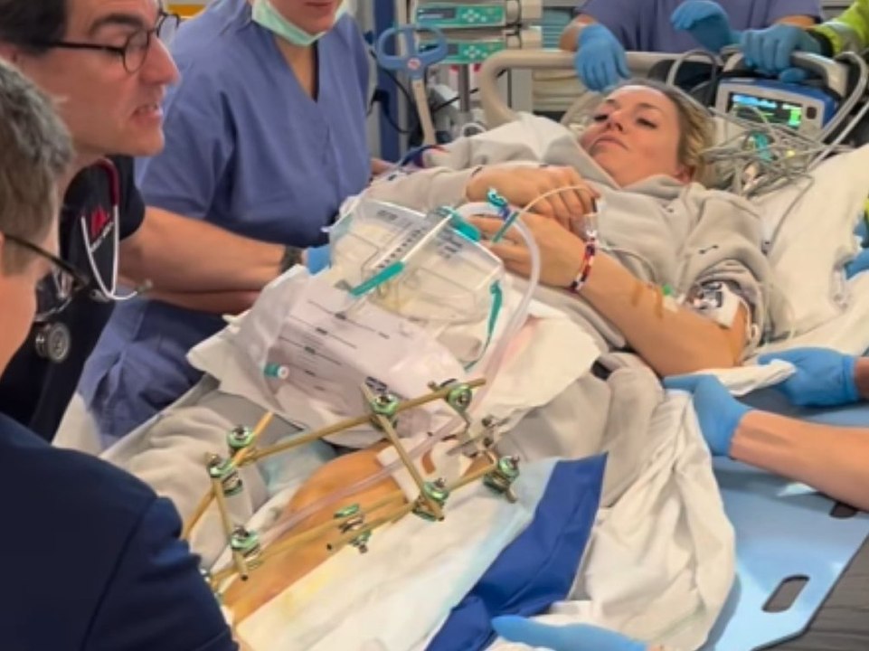 Bett im Flugzeug: So kompliziert war der Rückflug von Lindsey Vonn