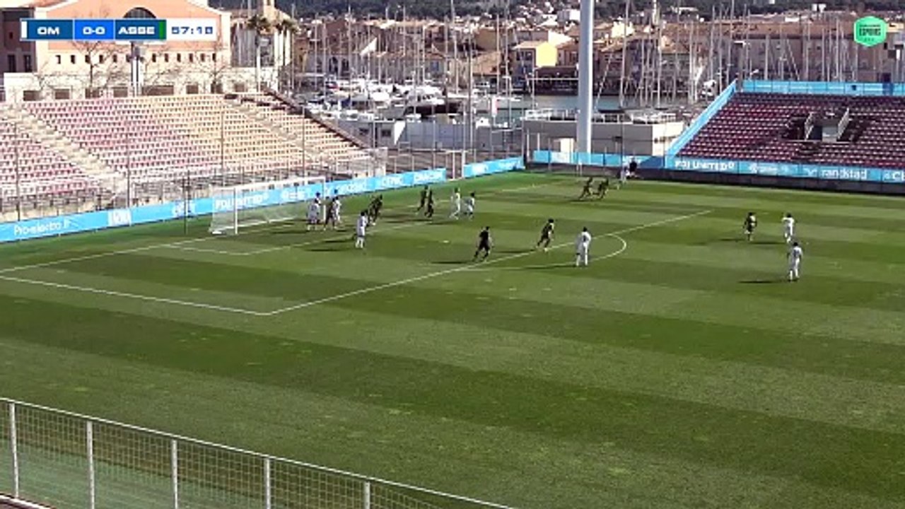 Challenge Espoirs I OM 1-1 (tab 4-5) ASSE : Le but d'Ange Lago