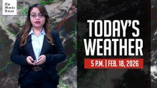 Today's Weather, 5 P.M. | Feb. 18, 2026