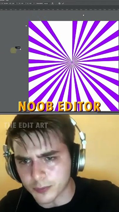 Sunburst Effect | Photoshop | Noob vs pro Editor | Tutorial | The Edit Art | Beginner