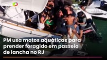 Policiais militares prendem líder do tráfico durante passeio de lancha em Cabo Frio (RJ)