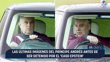 Las últimas imágenes del príncipe Andrés antes de ser detenido por el 'caso Epstein'