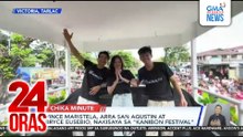 Vince Maristela, Arra San Agustin at Bryce Eusebio, nakisaya sa "Kanibon Festival" | 24 Oras