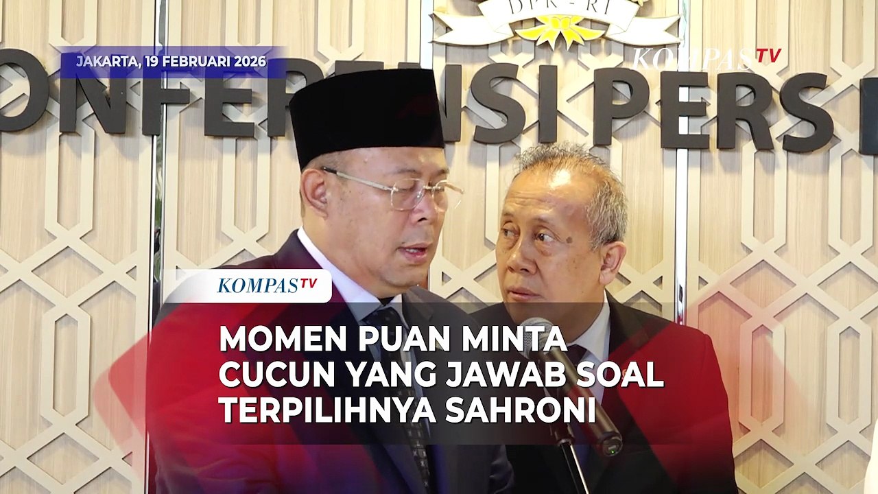 Momen Puan Minta Cucun Ahmad Jawab soal Terpilihnya Sahroni jadi Wakil Ketua Komisi III