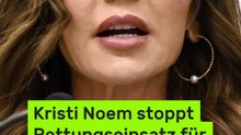No Glomex Donald Trump: Krisenalarm beim Heimatschutz – Kristi Noem stoppt Rettungseinsatz für Abschiebung