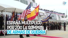 España multiplicó por 200 la compra de armas de guerra a EEUU mientras Sánchez criticaba a Trump