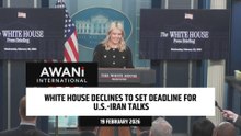White House declines to set deadline for U.S.-Iran talks